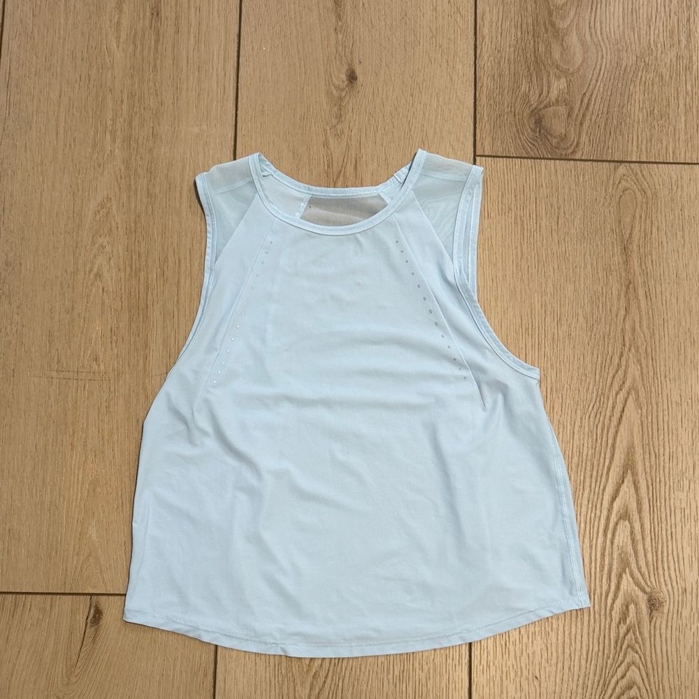 Lululemon light blue sculpt tank size 2